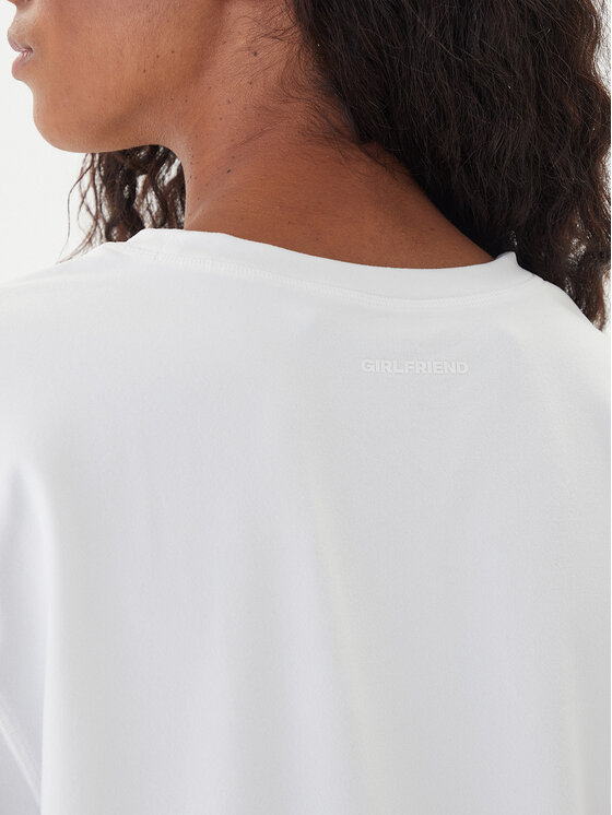 Girlfriend Collective Girlfriend Collective T-Shirt Reset 3039 Biały Relaxed Fit