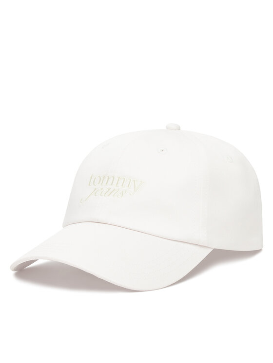Tommy Jeans Șapcă Script AW0AW17815 Alb