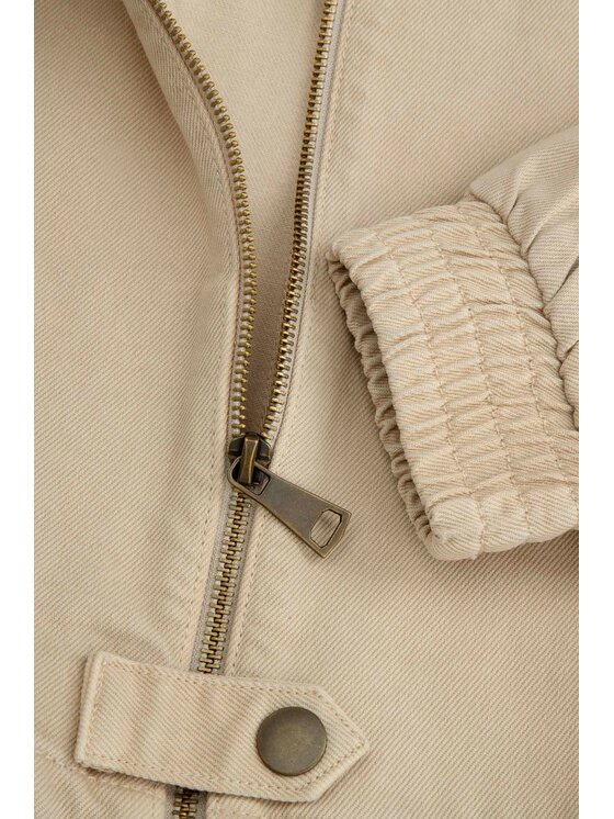 Coccodrillo Coccodrillo Kurtka przejściowa WC5152203OGJ-003 Kremowy Regular Fit