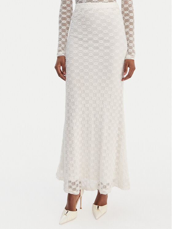 Bardot Spódnica maxi 59740SB Biały Regular Fit