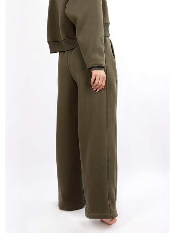 DKaren Sport DKaren Sport Spodnie dresowe DK-K-B17 Khaki Classic Fit