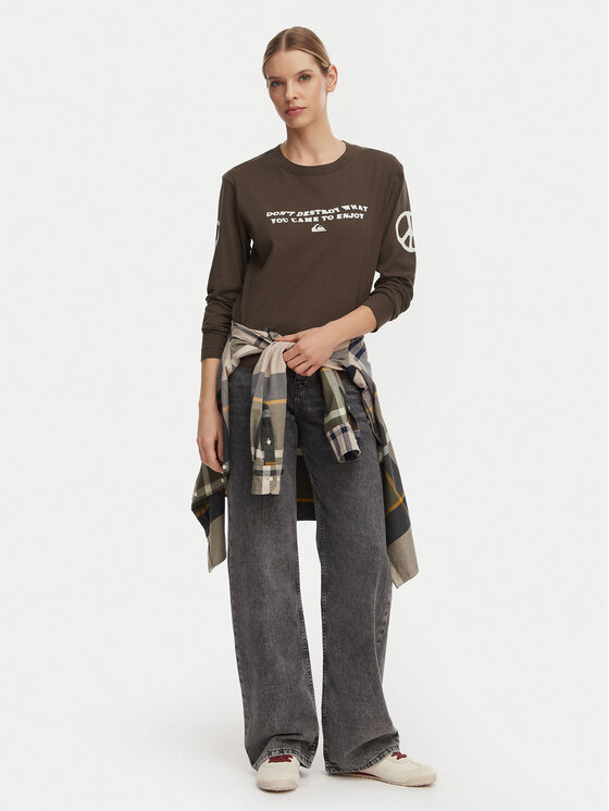 Quiksilver Quiksilver Блузка Standard  EQWZT03200 Коричневий Regular Fit