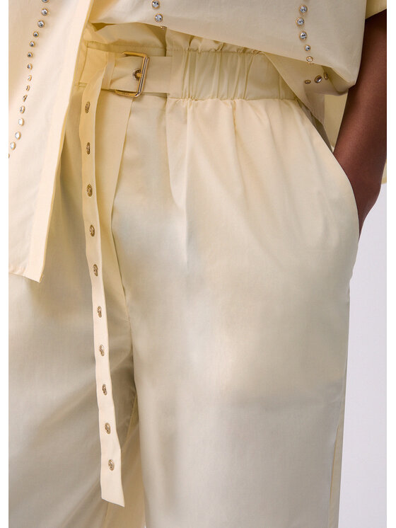 Liu Jo Liu Jo Pantaloni di tessuto CA6249TS246P9640 Giallo Regular Fit