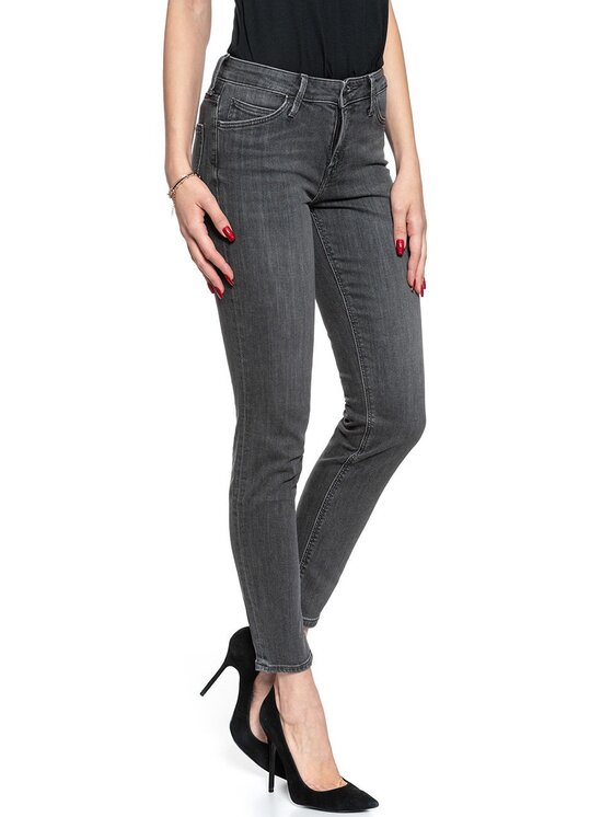 Lee Lee Jeansy ELLY Szary Slim Fit