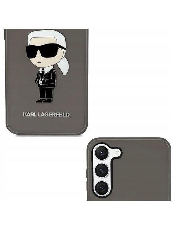 KARL LAGERFELD KARL LAGERFELD Etui na telefon Ikonik Karl Czarny
