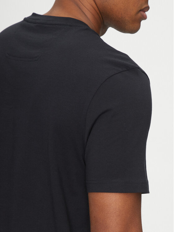 BOSS BOSS T-shirt Tape Logo 50530990 Tamnoplava Regular Fit