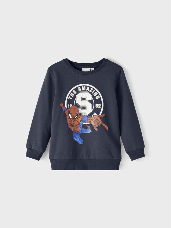 NAME IT NAME IT Pulóver SPIDER-MAN 13210737 Sötétkék Regular Fit