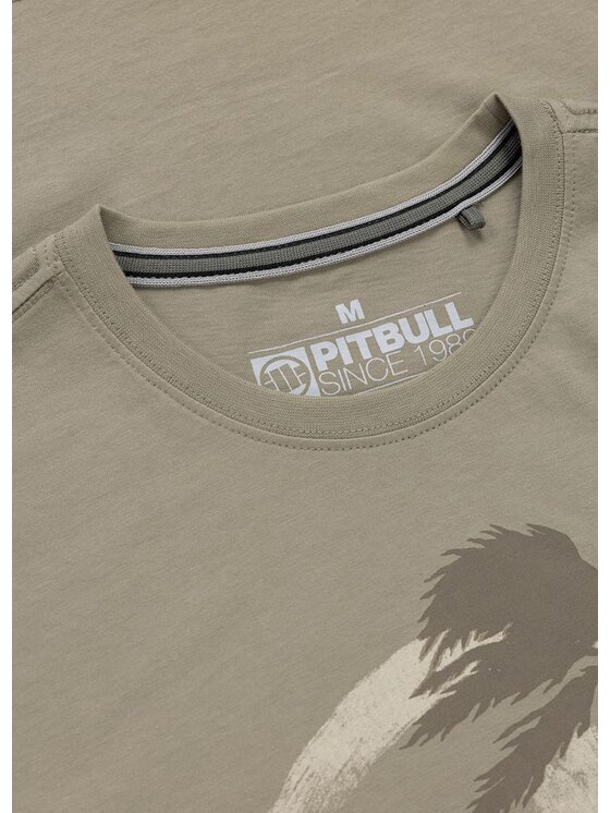 PITBULL PITBULL T-Shirt PALMS Szary Regular Fit