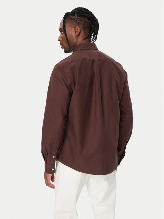 BOSS BOSS Сорочка 50567015 Коричневий Regular Fit