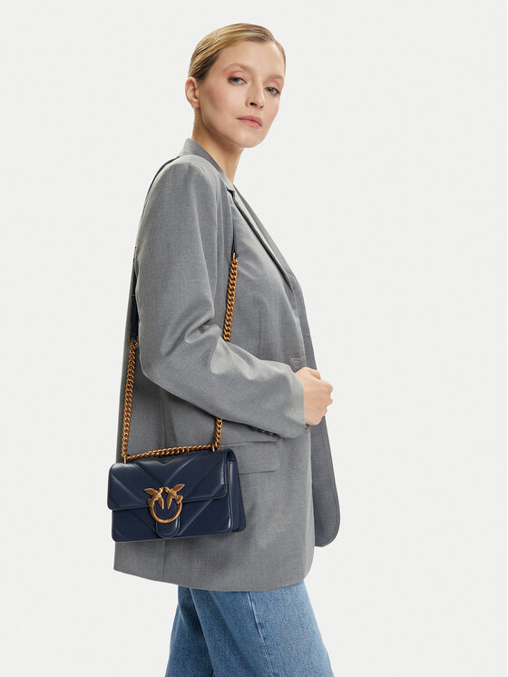 PINKO PINKO Rankinė Love One Mini Light Dc Al 25-26 PLTT 104550 A2OS Tamsiai mėlyna