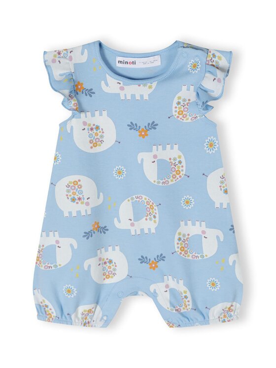 minoti minoti Pajac 24babypack8 Różowy Regular Fit