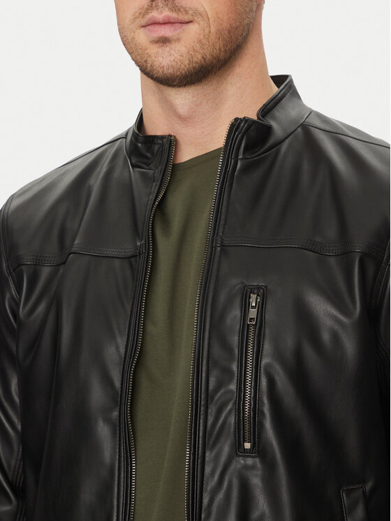 Blend Blend Giacca in similpelle 20717907 Nero Regular Fit