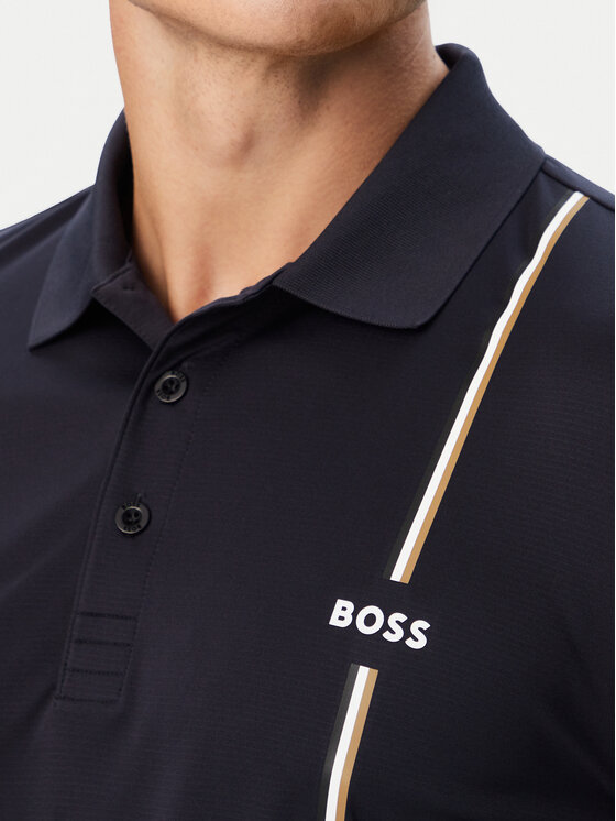 BOSS BOSS Polo Game 3 50563363 Granatowy Regular Fit