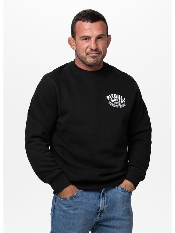 PITBULL PITBULL Bluza HERO Czarny Regular Fit