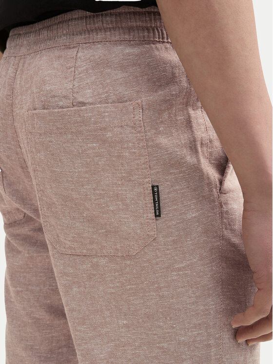 Tom Tailor Tom Tailor Riidest püksid 1044716 Beež Regular Fit
