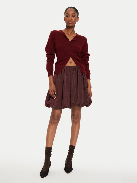 Herskind Herskind Φούστα mini Evans 5202155 Μπορντό Regular Fit