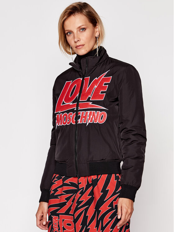 LOVE MOSCHINO LOVE MOSCHINO Bomber stila jaka WH75201T 042A Sarkans Regular Fit