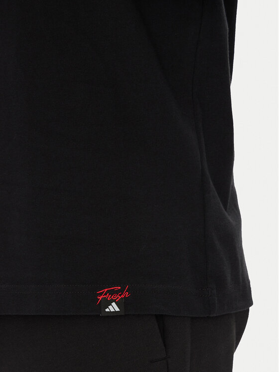 adidas adidas Tricou Mini Pizza Graphic JM6483 Negru Regular Fit