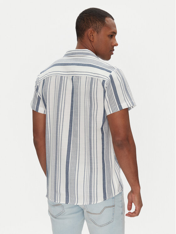 INDICODE INDICODE Košile INLindos 20-531 Bílá Regular Fit