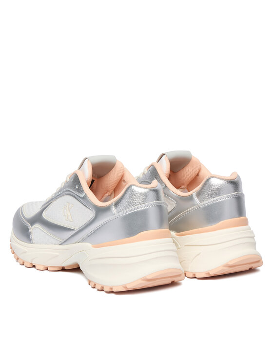Calvin Klein Calvin Klein Sneakersy Hike Runner Lace Up Mesh Mix Met YW0YW02063 Barevná