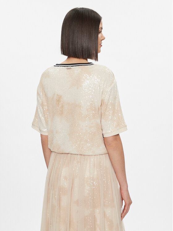 Liu Jo Liu Jo Bluse TA4060 J4623 Beige Regular Fit