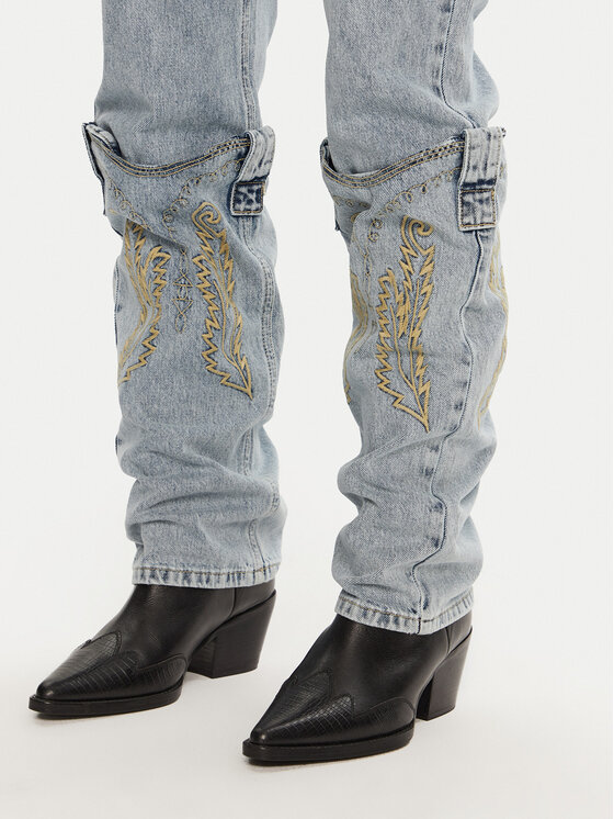 One Teaspoon One Teaspoon Jeansy 26712 Niebieski Straight Fit