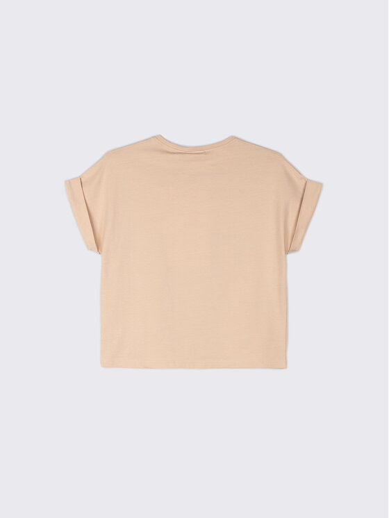 Coccodrillo Coccodrillo T-särk WC2143203GRO Beež Relaxed Fit