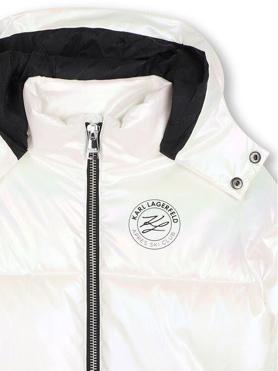 Karl Lagerfeld Kids Karl Lagerfeld Kids Zimné bundy Z31357 D Biela Regular Fit