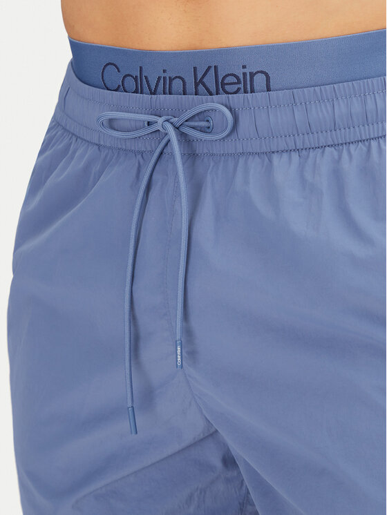 Calvin Klein Swimwear Calvin Klein Swimwear Pantaloni scurți pentru înot KM0KM01104 Albastru Regular Fit
