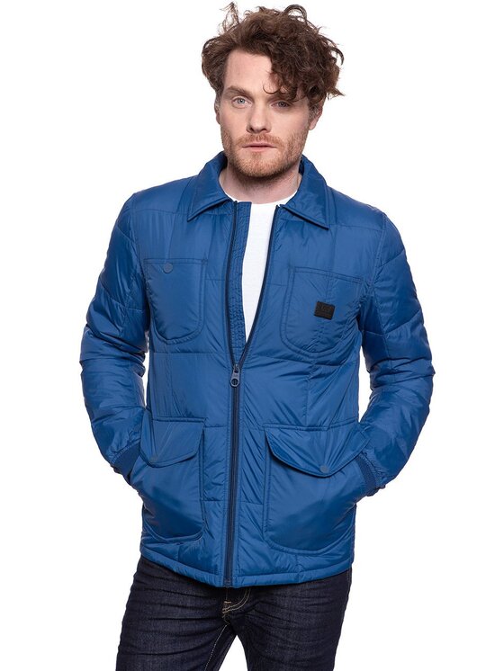 Lee Lee Kurtka przejściowa LIGHTWEIGHT PADDED Niebieski Regular Fit