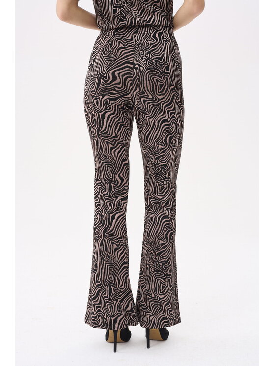 blue shadow blue shadow Spodnie damskie Venetta BS Brązowy Standard Fit