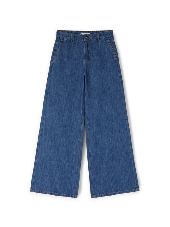Motivi Motivi Jeansy P532Q103786N024 Niebieski Over Fit