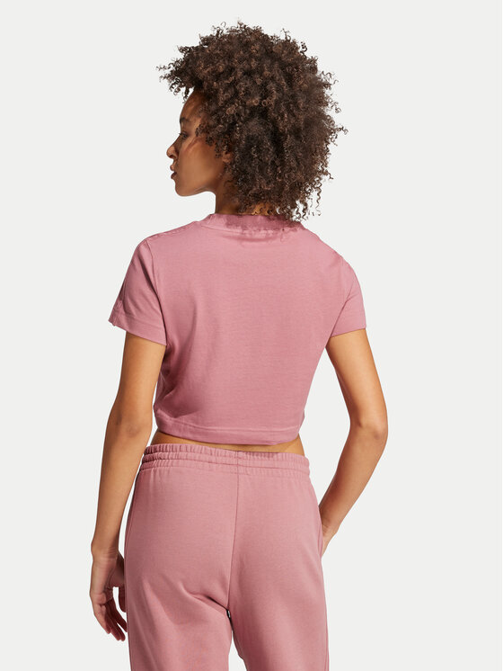 adidas adidas T-shirt ALL SZN 3-Stripes IY6849 Rosa Slim Fit