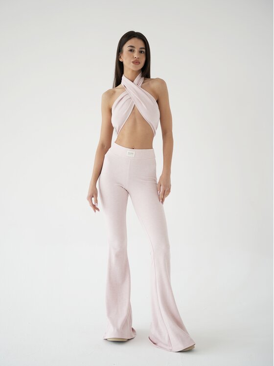 MissDenim MissDenim Top Cozy Różowy Second Skin Fit