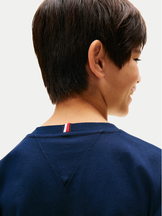 Tommy Hilfiger Tommy Hilfiger T-Shirt Essential Flag KB0KB09646 Tmavomodrá Regular Fit