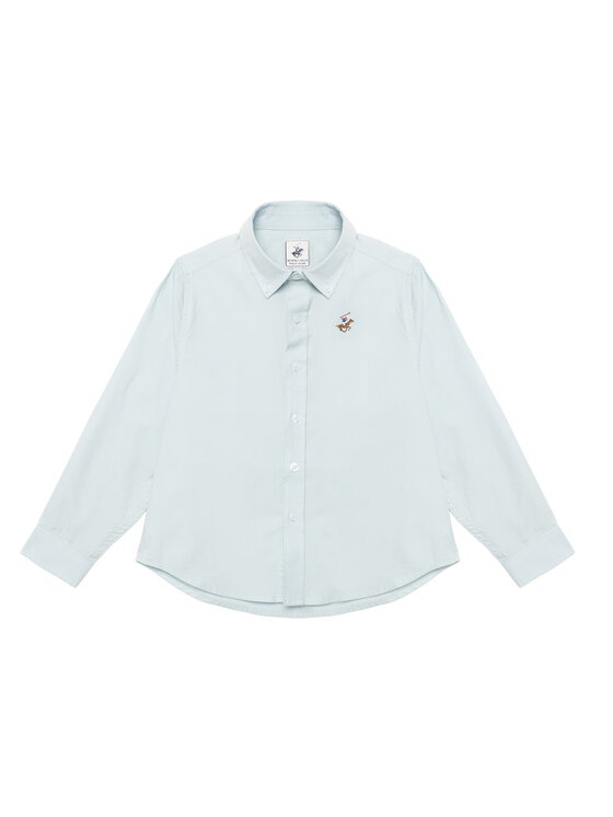 Beverly Hills Polo Club Beverly Hills Polo Club Košile P-SS26B-SH0151 Světle modrá Regular Fit