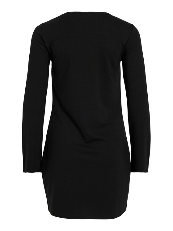 Vila Vila Vestito da giorno Armerone 14086118 Nero Regular Fit