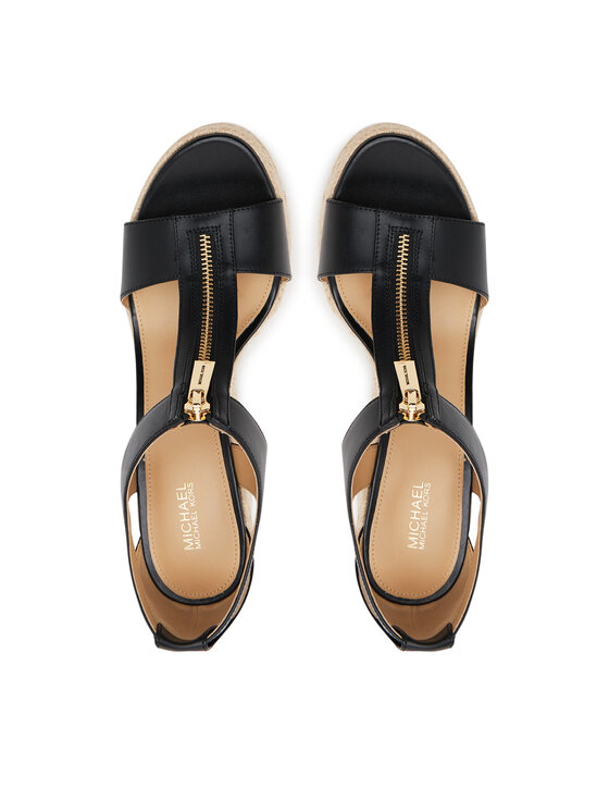 MICHAEL Michael Kors MICHAEL Michael Kors Espadryle Barkley Leather 40R4BRMS1L Czarny