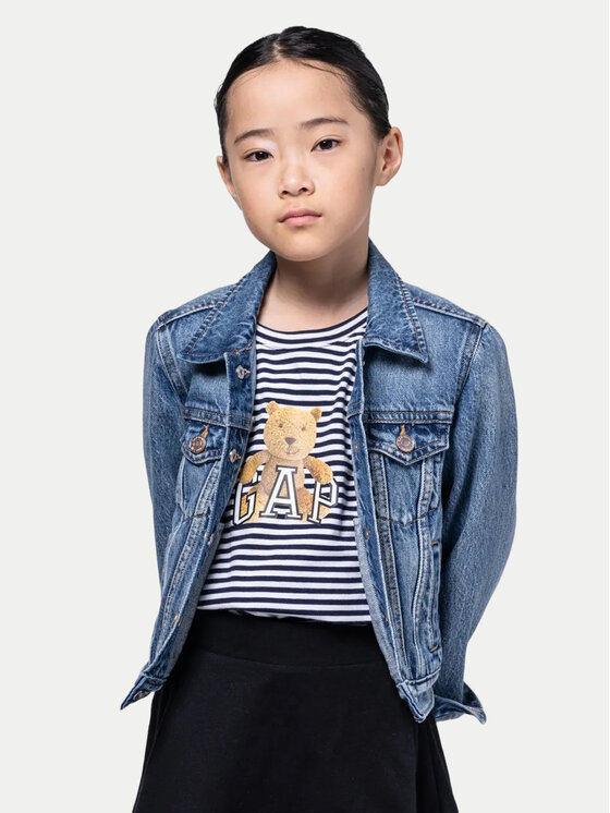 Gap Gap Geacă de blugi 620681-00 Albastru Regular Fit