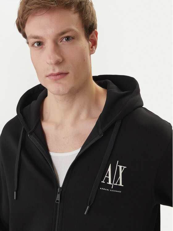Armani Exchange Armani Exchange Bluza XM000371 AF10818 UC001 Czarny Regular Fit