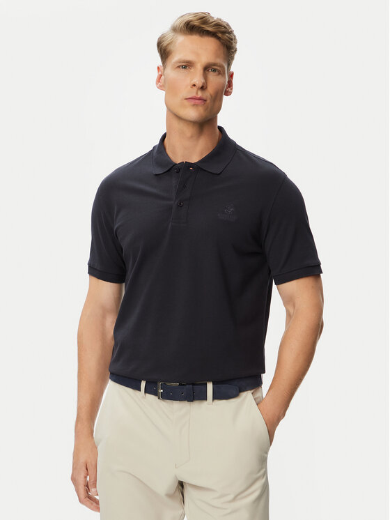 Beverly Hills Polo Club Tricou polo P-SS26M-P42561 Bleumarin Regular Fit