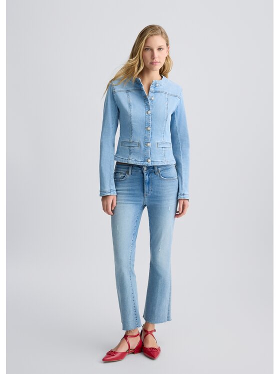 Liu Jo Liu Jo Giacca di jeans UA5135D444878861 Celeste Regular Fit