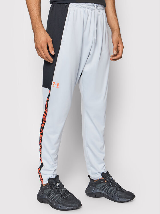 Under Armour Долнище анцуг Ua Tricot Track 1366209 Сив Loose Fit