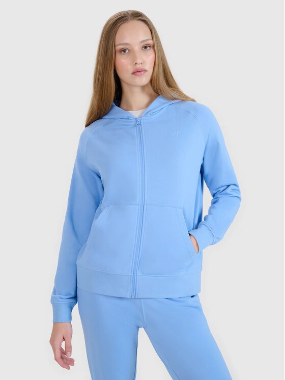 4F 4F Bluza FWMM00TSWSF1763-32S Niebieski Regular Fit