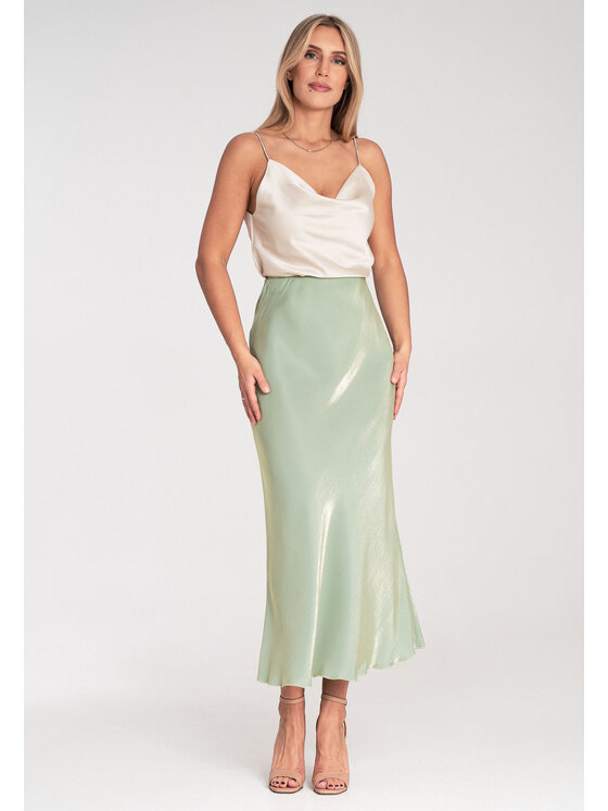 FIGL FIGL Top M1099 Beżowy Regular Fit