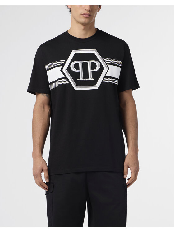 PHILIPP PLEIN PHILIPP PLEIN T-Shirt 29877 Czarny Regular Fit