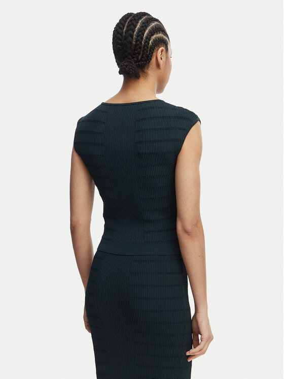 Guess Guess Majica W5YR12 Z0130 Zelena Regular Fit