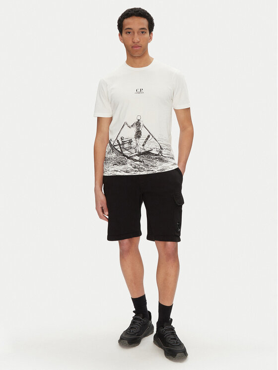 C.P. Company C.P. Company Футболка 18CMTS318A005431G Білий Regular Fit