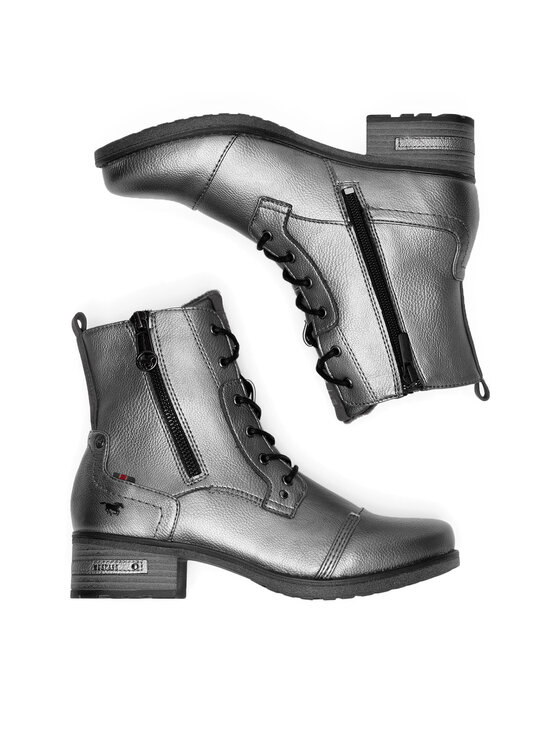 Mustang Mustang Botine 1229-513 Argintiu