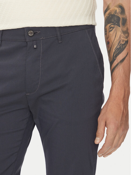 Pierre Cardin Pierre Cardin Čino bikses C3 33730.1058 Tumši zils Slim Fit